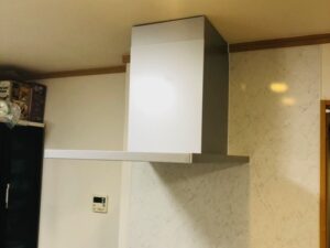 福井キッチン取付け隊　サイドレンジフードの取替　施工後 