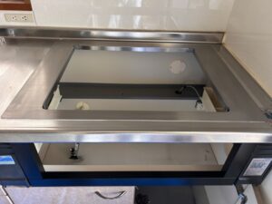 大分キッチン取付け隊　サンウェーブ特殊コンロの工事