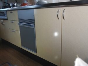 佐賀キッチン取付け隊　シンク下食洗機リフォーム　施工後