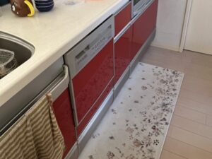 長崎キッチン取付け隊 スライドオープン食洗機の取替 施工前