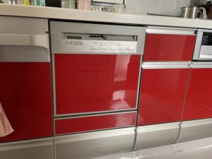 栃木キッチン取付け隊　スライドオープン食洗機の取替　施工前