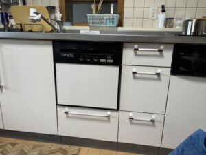 高知キッチン取付け隊　スライドオープン食洗機の取替　施工前