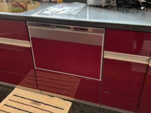 鳥取キッチン取付け隊 スライドオープン食洗機の取替 施工後