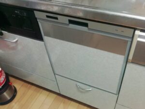 山梨キッチン取付け隊　スライドオープン食洗機の取替　施工後