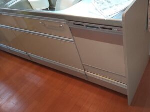 佐賀キッチン取付け隊　スライドオープン食洗機の取替　施工後 