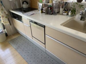 徳島キッチン取付け隊　スライドオープン食洗機の取替　施工後