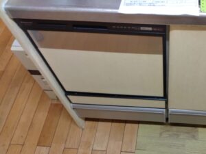 スライドオープン食洗機の取替　施工後