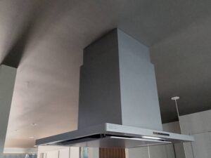 島根キッチン取付け隊 センターレンジフードの取替 施工後