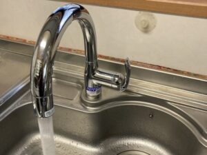 福井キッチン取付け隊　タカギ浄水栓の工事　施工後