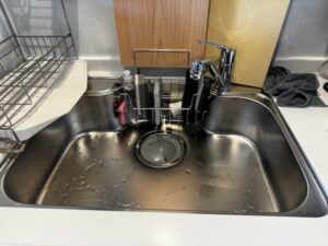 秋田キッチン取付け隊 タッチレス水栓の取替 施工前