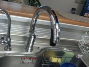 島根キッチン取付け隊 タッチレス水栓の取替 施工後