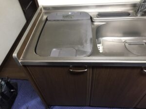 鳥取キッチン取付け隊 トップオープン食洗機の工事 施工前
