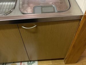 徳島キッチン取付け隊　トップオープン食洗機の工事　施工前