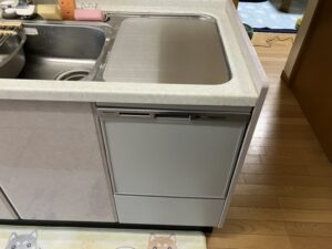 大分キッチン取付け隊　トップオープン食洗機の工事　施工後