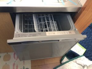 徳島キッチン取付け隊　トップオープン食洗機の工事　施工後