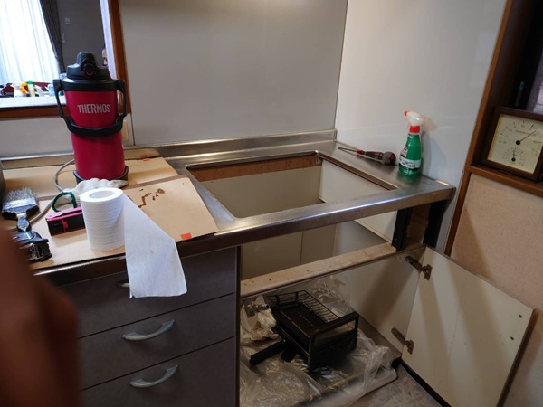 高知キッチン取付け隊　ビルトインガスコンロリフォーム