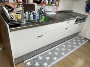 鳥取キッチン取付け隊 ビルトイン食洗機の後付け新設 施工前