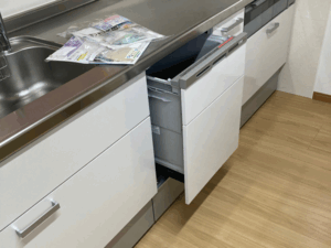 鳥取キッチン取付け隊 ビルトイン食洗機の後付け新設 施工後