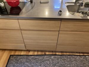 岩手キッチン取付け隊 フロントオープン食洗機の工事 施工前