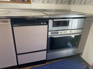 徳島キッチン取付け隊　フロントオープン食洗機の工事　施工前