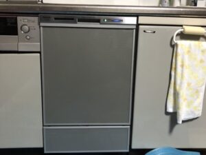 高知キッチン取付け隊　フロントオープン食洗機の工事　施工後