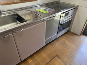 徳島キッチン取付け隊　フロントオープン食洗機の工事　施工後