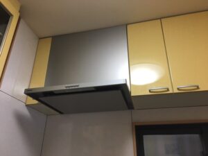 高知キッチン取付け隊　プロペラからシロッコファンへの取替　施工後