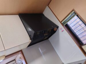 大分キッチン取付け隊　プロペラファンフード取替　施工前 
