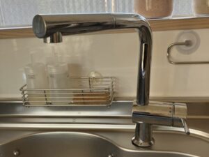 島根キッチン取付け隊 ワンホールシングル水栓の取替 施工前