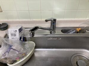 佐賀キッチン取付け隊　ワンホールシングル水栓の取替　施工後