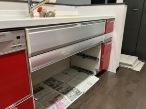 山形キッチン取付け隊　引き出しメンテナンス　施工前