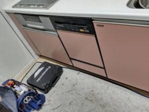 徳島キッチン取付け隊　機器を外して収納スペース化　施工前
