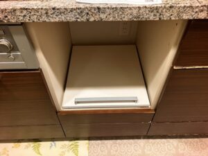 大分キッチン取付け隊　機器を外して収納スペース化　施工後