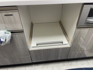 山梨キッチン取付け隊　機器を外して収納スペース化　施工後