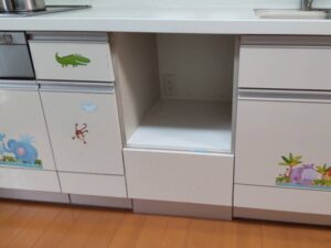 鳥取キッチン取付け隊 機器を外して収納スペース化 施工後