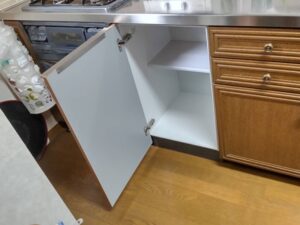 岩手キッチン取付け隊 機器を外して収納スペース化 施工後