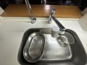 佐賀キッチン取付け隊　浄水器の取り外し　施工前