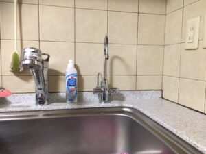 秋田キッチン取付け隊 浄水器の取替 施工前