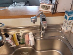 栃木キッチン取付け隊　浄水器の取替　施工前