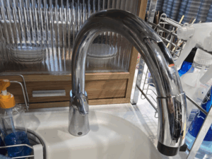 山梨キッチン取付け隊　浄水器の取替　施工前