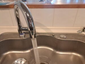 山形キッチン取付け隊　浄水器一体水栓の取替　施工後 