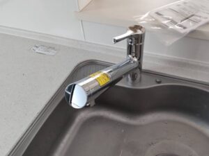 島根キッチン取付け隊 浄水器一体水栓の取替 施工後