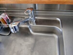 鳥取キッチン取付け隊 浄水栓を後付け 施工前