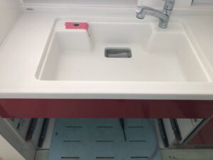徳島キッチン取付け隊　浄水栓を後付け　施工前 