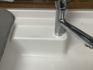 栃木キッチン取付け隊　浄水栓を後付け　施工前 