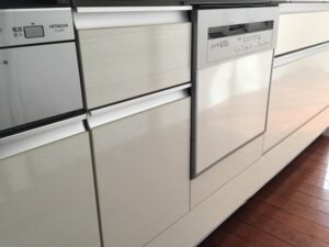 徳島キッチン取付け隊　浅型を深型食洗機に取替　施工前