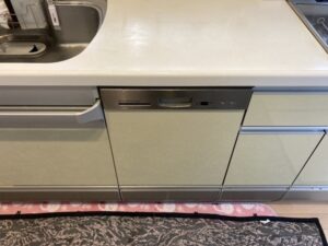 高知キッチン取付け隊　浅型を深型食洗機に取替　施工前