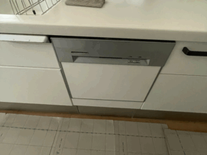 福井キッチン取付け隊 浅型を深型食洗機に取替 施工前