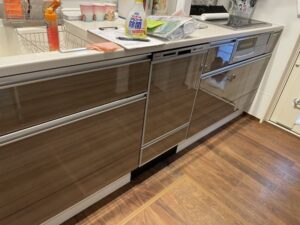 佐賀キッチン取付け隊　浅型を深型食洗機に取替　施工後