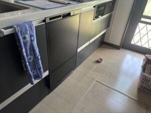 岩手キッチン取付け隊 浅型を深型食洗機に取替 施工後